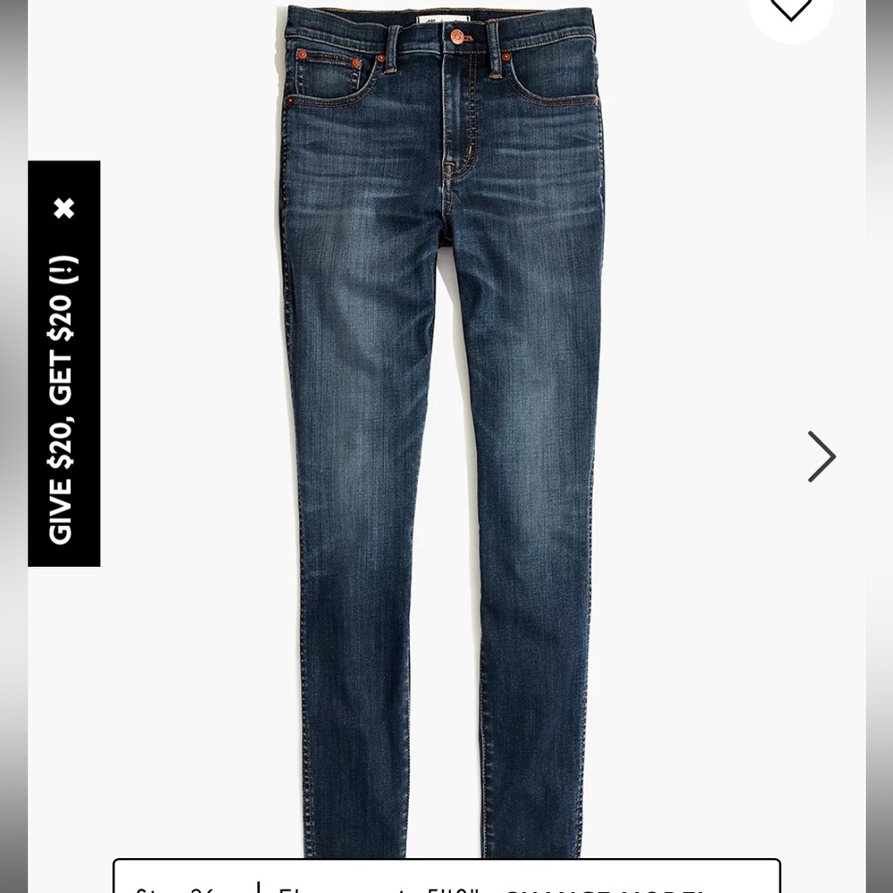 Madewell skinny jeans